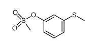 methanesulfonic acid-(3-methylsulfanyl-phenyl ester) Structure