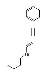 4-butyltellanylbut-3-en-1-ynylbenzene Structure