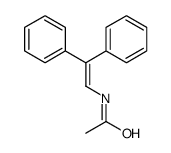 N-(2,2-diphenylethenyl)acetamide Structure