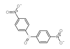 Benzene,1,1'-sulfinylbis[4-nitro- Structure