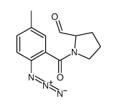 (2S)-1-(2-azido-5-methylbenzoyl)pyrrolidine-2-carbaldehyde Structure