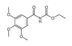 ETHYL 3,4,5-TRIMETHOXYBENZOYLCARBAMATE结构式