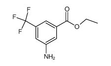 ethyl 3-amino-5-(trifluoromethyl)benzoate结构式