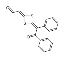 2,2'-(1,3-Dithietane-2,4-diylidene)bis(1,2-diphenylethanone)结构式