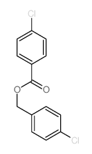 (4-chlorophenyl)methyl 4-chlorobenzoate结构式