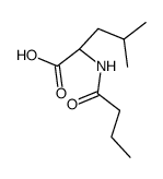 Leucine,N-(1-oxobutyl)-结构式