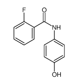 2-fluoro-N-(4-hydroxyphenyl)benzamide Structure