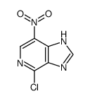 4-Chloro-7-nitro-1H-imidazo[4,5-c]pyridine结构式