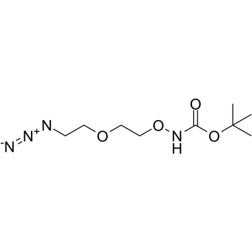 t-Boc-Aminooxy-PEG1-azide structure