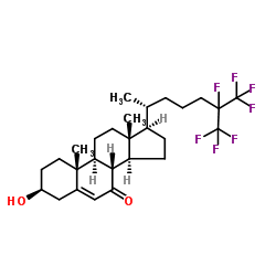 25,26,26,26,27,27,27-heptafluoro-7-ketocholesterol picture