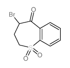 5-bromo-2,2-dioxo-2$l^{6}-thiabicyclo[5.4.0]undeca-7,9,11-trien-6-one structure