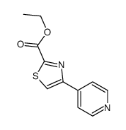 4-(4-吡啶基)-2-噻唑甲酸乙酯结构式