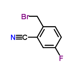 2-(Bromomethyl)-5-fluorobenzonitrile structure
