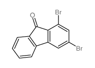 9H-Fluoren-9-one,1,3-dibromo- structure