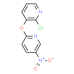 2-CHLORO-3-[(5-NITRO-2-PYRIDYL)OXY]PYRIDINE结构式