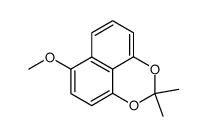 4,5-isopropylidenedioxy-1-methoxynaphthalene Structure