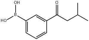 3-(Isopentanoyl)phenylboronic acid structure