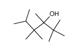 2,2,3,4,4,5-hexamethyl-hexan-3-ol结构式