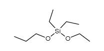 ethoxydiethyl(propoxy)silane Structure