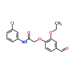N-(3-Chlorophenyl)-2-(2-ethoxy-4-formylphenoxy)acetamide Structure