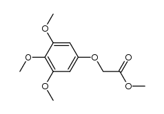 methyl 3,4,5-trimethoxyphenoxyacetate结构式