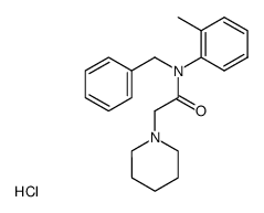 α-Piperidino-N-benzyl-acet-(o)toluidid-hydrochlorid结构式