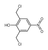 2,6-Bis(chloromethyl)-4-nitrophenol结构式