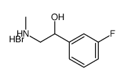 [2-(3-fluorophenyl)-2-hydroxyethyl]-methylazanium,bromide结构式