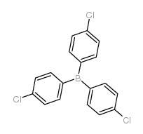 TRIS(4-CHLOROPHENYL)BORON Structure