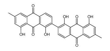 2,2'-Bi(1,8-dihydroxy-6-methylanthraquinone) Structure