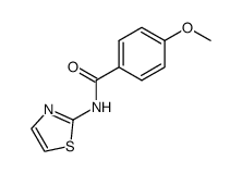 4-methoxy-benzoic acid thiazol-2-ylamide Structure