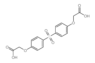 Acetic acid,2,2'-[sulfonylbis(4,1-phenyleneoxy)]bis- (9CI)结构式