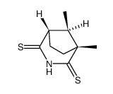 3-Azabicyclo[3.2.1]octane-2,4-dithione,1,8-dimethyl-,(1R,5S,8R)-(9CI)结构式