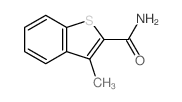 3-甲基苯并[b]噻吩-2-羧胺结构式