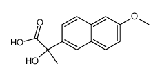 α-(6-Methoxy-2-naphthyl)lactic Acid structure