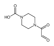 1-Piperazinecarboxylicacid,4-(oxoacetyl)-(9CI) Structure