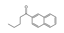 1-(2-萘基)-1-戊酮结构式