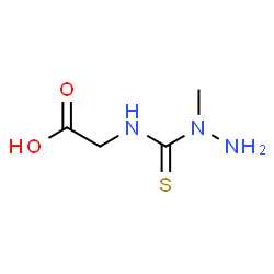 Glycine, N-[(1-methylhydrazino)thioxomethyl]- (9CI)结构式