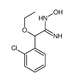 2-(2-Chlorophenyl)-2-ethoxy-N1-hydroxyacetamidine Structure