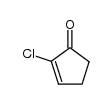 2-chlorocyclopent-2-en-1-one Structure