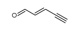 (E)-pent-2-en-4-yn-1-al结构式
