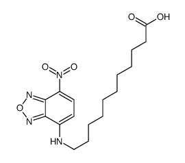 11-(7-NITRO-2,1,3-BENZOXADIAZOL-4-YLAMINO)UNDECANOIC ACID结构式