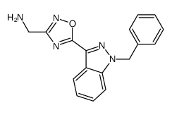 1-[5-(1-Benzyl-1H-indazol-3-yl)-1,2,4-oxadiazol-3-yl]methanamine Structure