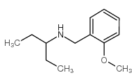 N-[(2-methoxyphenyl)methyl]pentan-3-amine structure