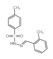 4-methyl-N-[(2-methylphenyl)methylideneamino]benzenesulfonamide Structure