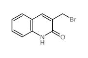2(1H)-Quinolinone,3-(bromomethyl)-结构式