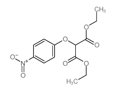 diethyl 2-(4-nitrophenoxy)propanedioate structure