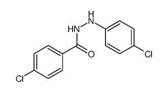 4-chloro-N'-(4-chlorophenyl)benzohydrazide结构式