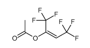 1,1,1,4,4,4-Hexafluorobut-2-en-2-yl acetate结构式