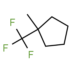 Cyclopentane, 1-methyl-1-(trifluoromethyl)- (9CI)结构式